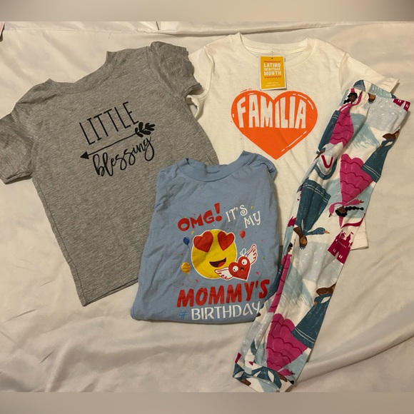 3T Bundle 3 T-shirts and 1 leggings - Picture 2 of 15
